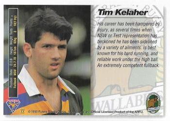 1995 Futera Rugby Union #22 Tim Kelaher Back